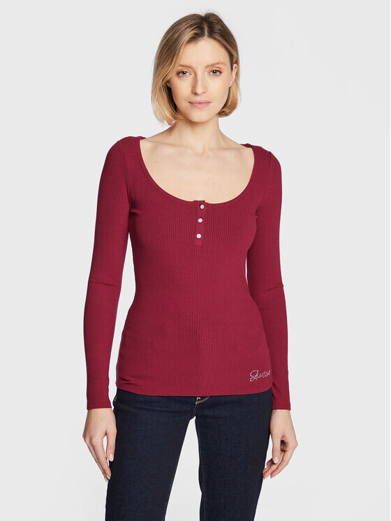

Узкая блузка Guess, красный