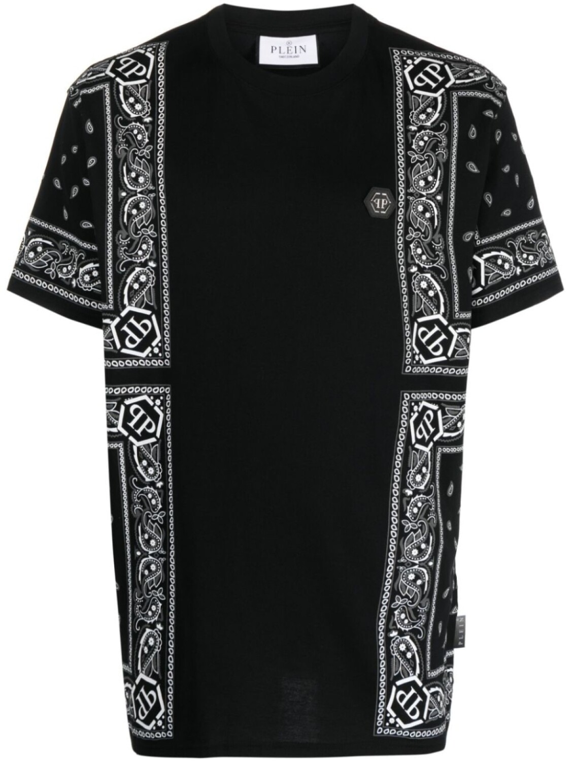 

Philipp Plein футболка Paisley Bandana, черный