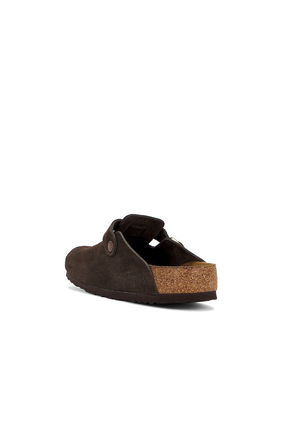 Шлепанцы мужские Boston Suede Birkenstock, цвет Mocha — фото 2