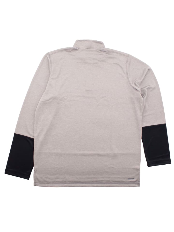 Тренировочная футболка MM Basketball 1/4 ZIP серого цвета adidas — фото 2