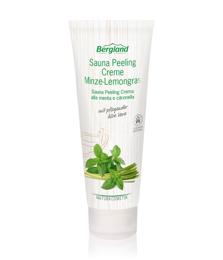 

Крем для тела Bergland Sauna Peeling Creme Minze-Lemongras, 100 ml