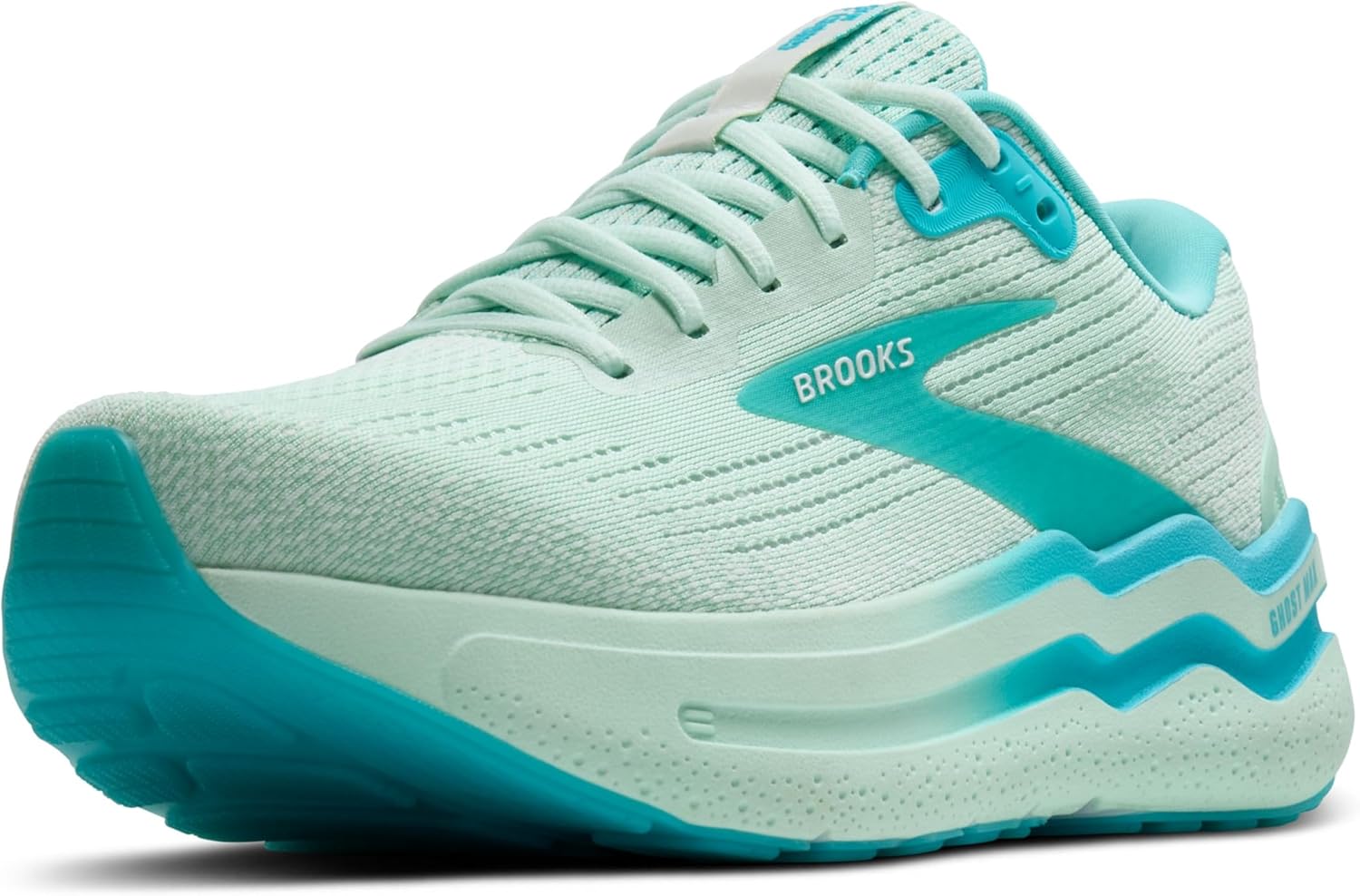 

Мужские кроссовки Brooks Ghost Max 2 для бега и ходьбы, белый/синий