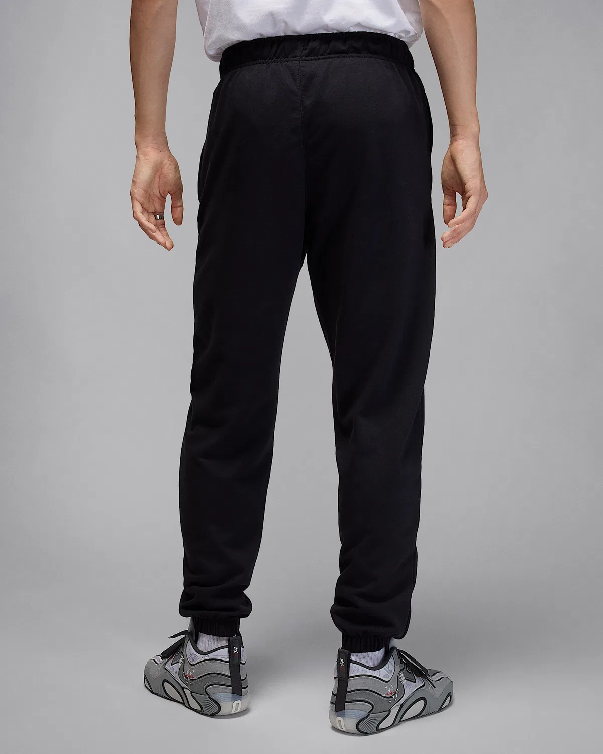 Мужские флисовые штаны Jordan Sport Crossover, Black/Smoke Grey/White — фото 2