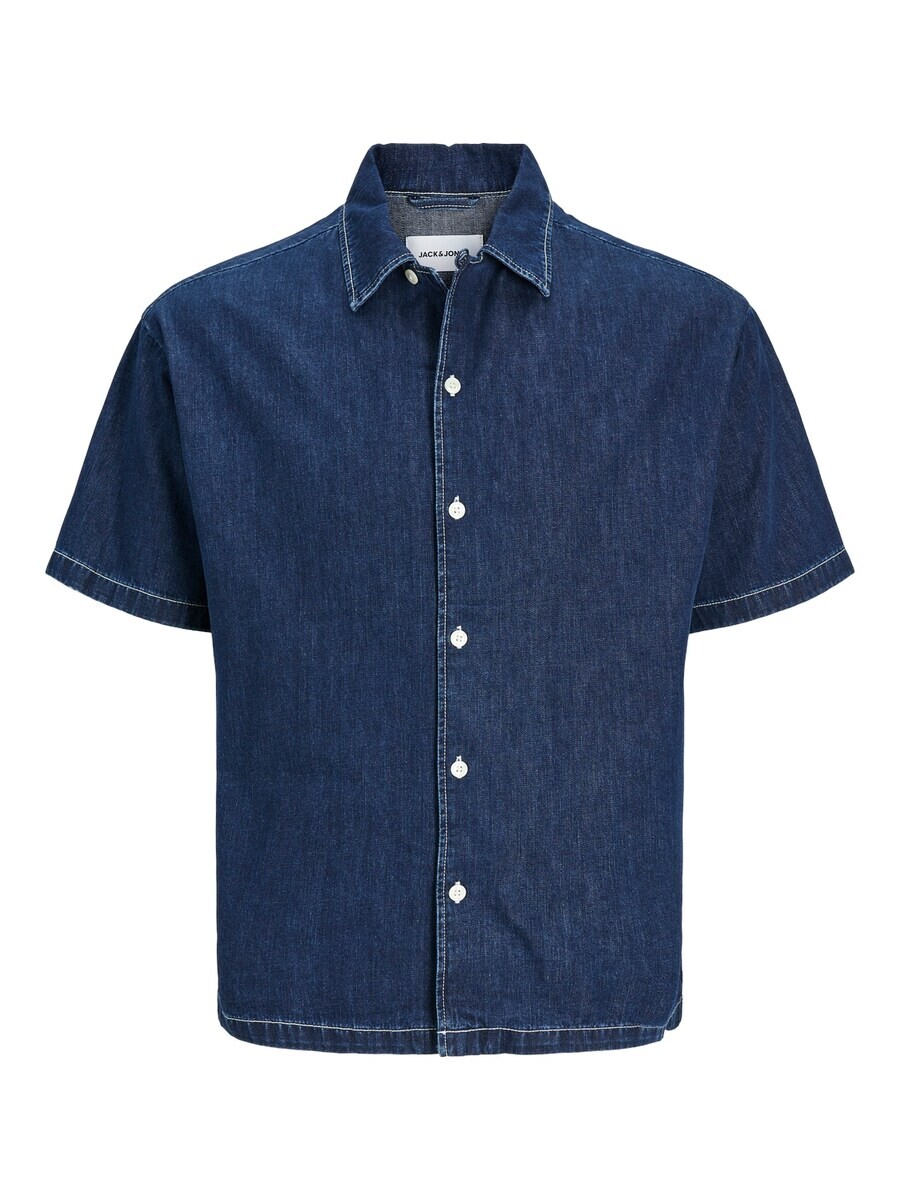 

Комфортная рубашка JACK & JONES PALMA RESORT, синий джинсовый