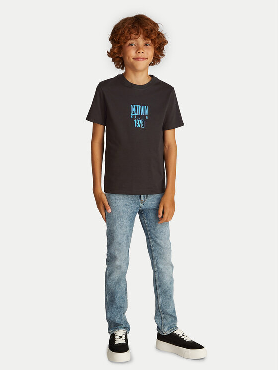 

Футболка обычного кроя Good Level IB0IB02456 Calvin Klein Jeans, черный
