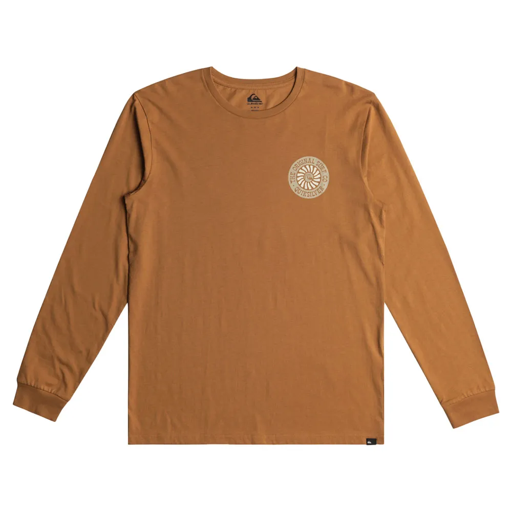 

Футболка Quiksilver Bloom Cyclels Long sleeve, коричневый