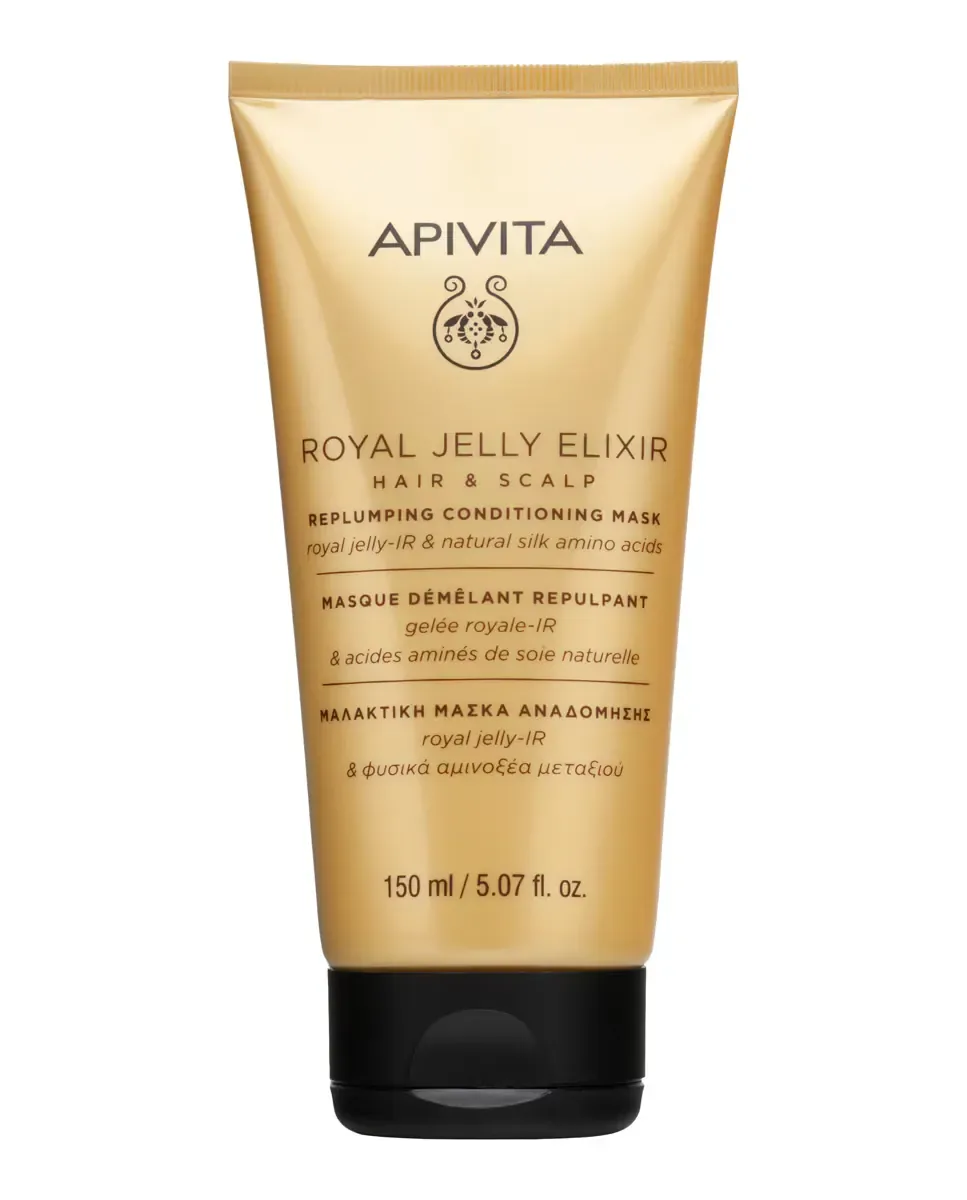 Маска-кондиционер для объема 150 мл Royal Jelly Apivita
