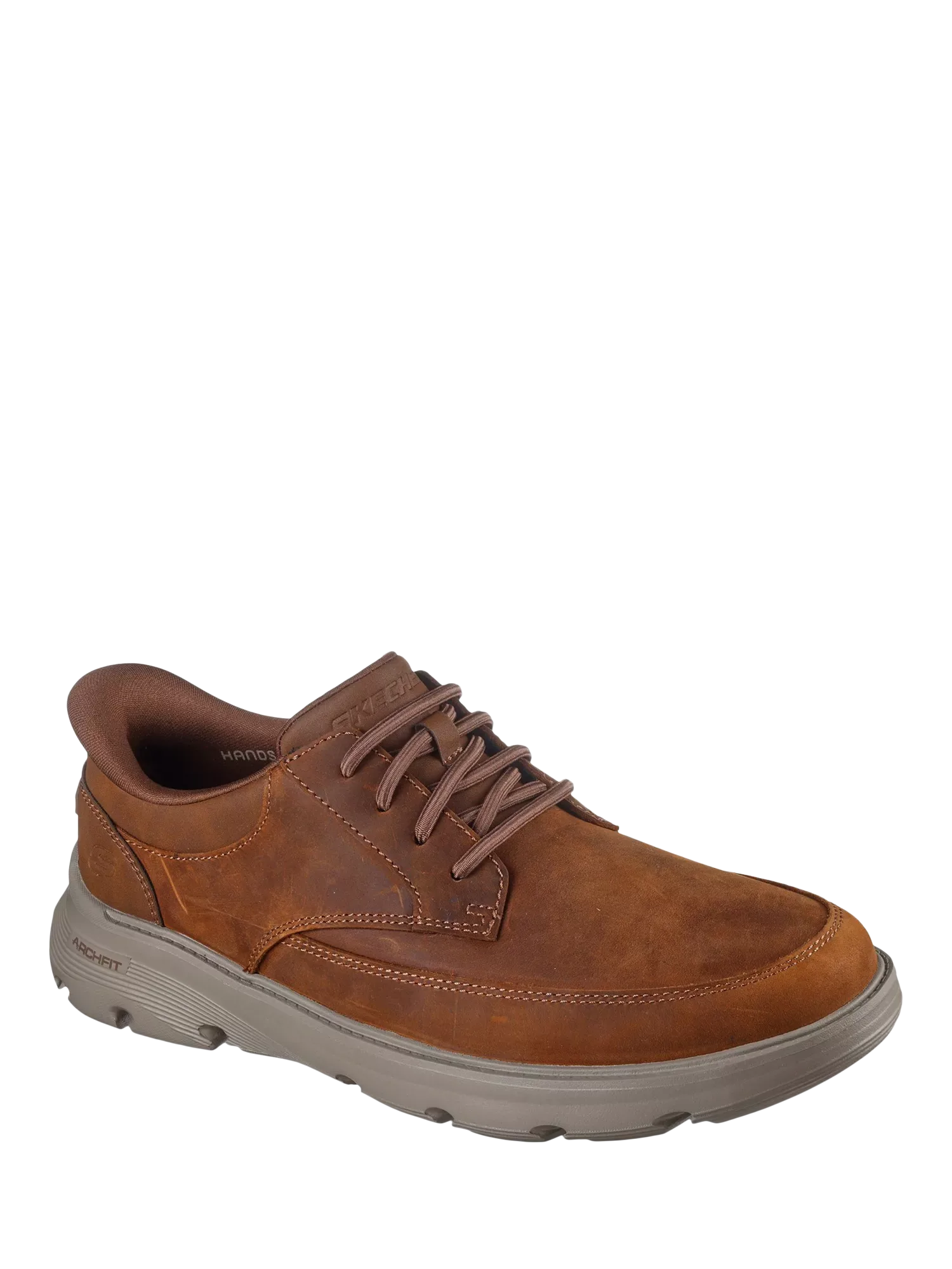 Кожаные туфли Arch Fit Garza Rowan, темно-коричневые Skechers — фото 2