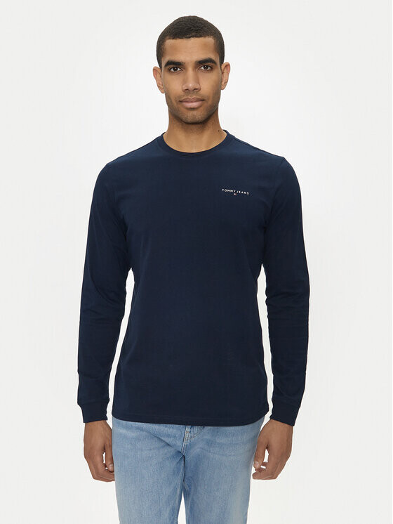 

Узкий крой с длинным рукавом Tommy Jeans, синий