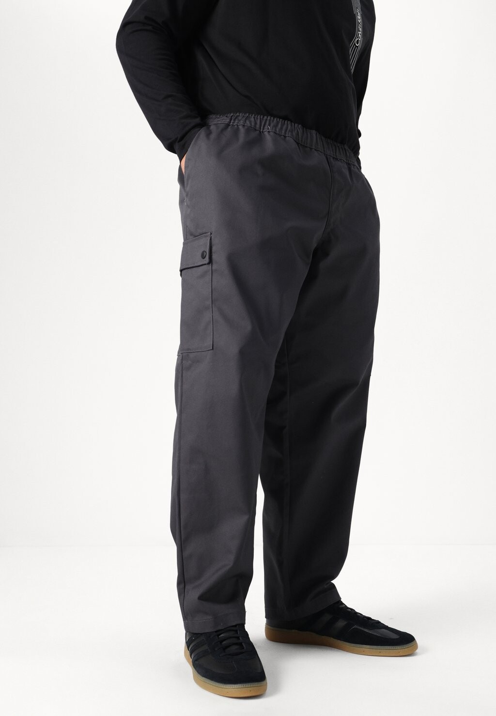 

Брюки карго JPSTBILL JJSNAP PLUS CARGO Jack & Jones, темно-серый