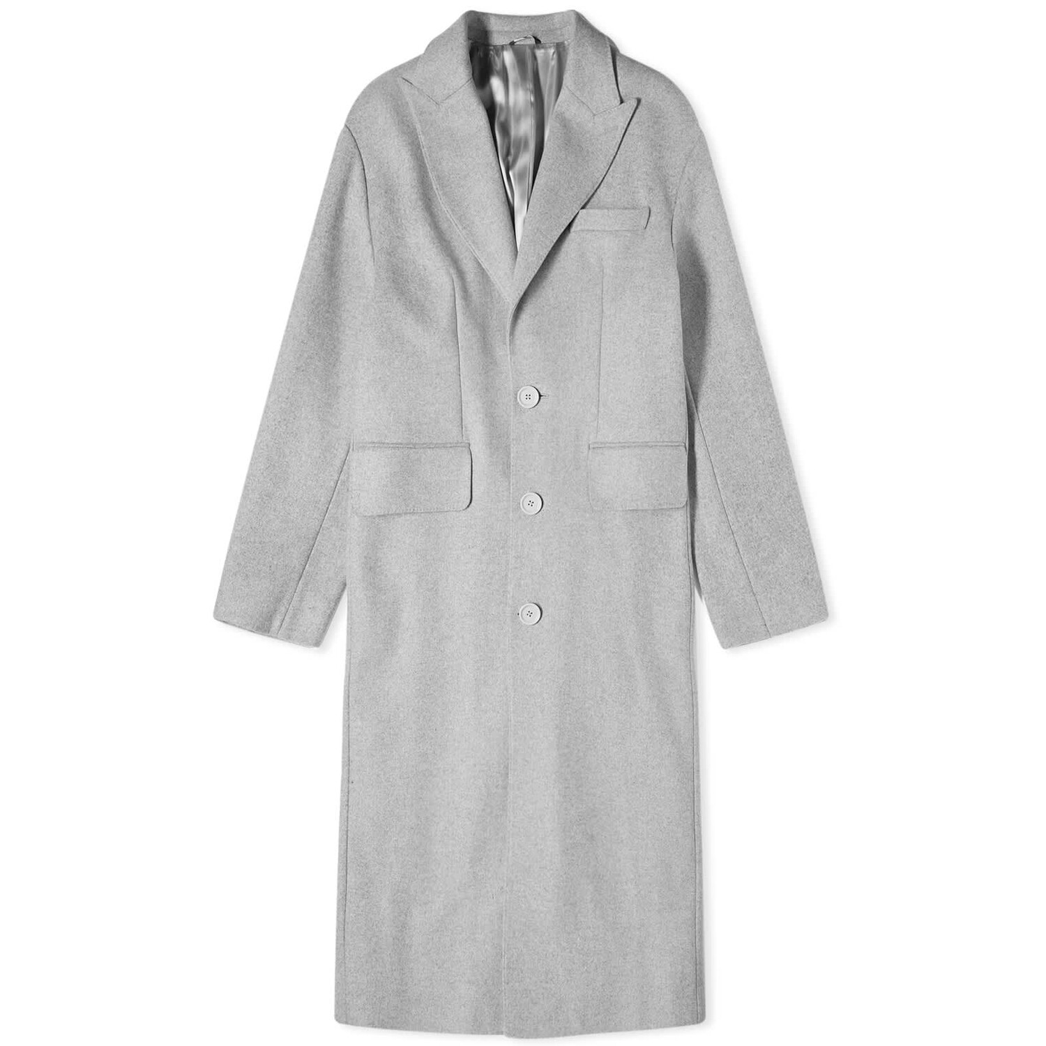 

Пальто Dolce & Gabbana Catway Single Breasted Oversized Wool, цвет Grey Marl