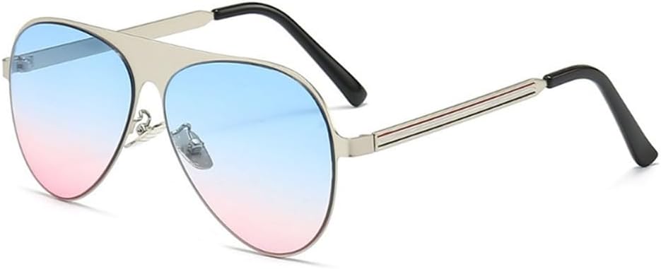 

Металлические женские солнцезащитные очки большого размера, мужские солнцезащитные очки-зеркала для вождения, женские солнцезащитные очки с защитой от УФ-излучения UV400 HCPIHF, 1