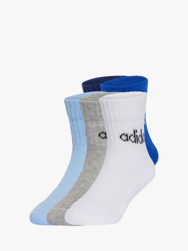 

Детские носки до щиколотки из хлопковой смеси adidas, Pack of 5, Blue/Royal Blue
