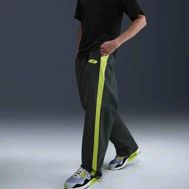 Патта совместный бренд повседневные брюки men's Nike, черный — фото 3