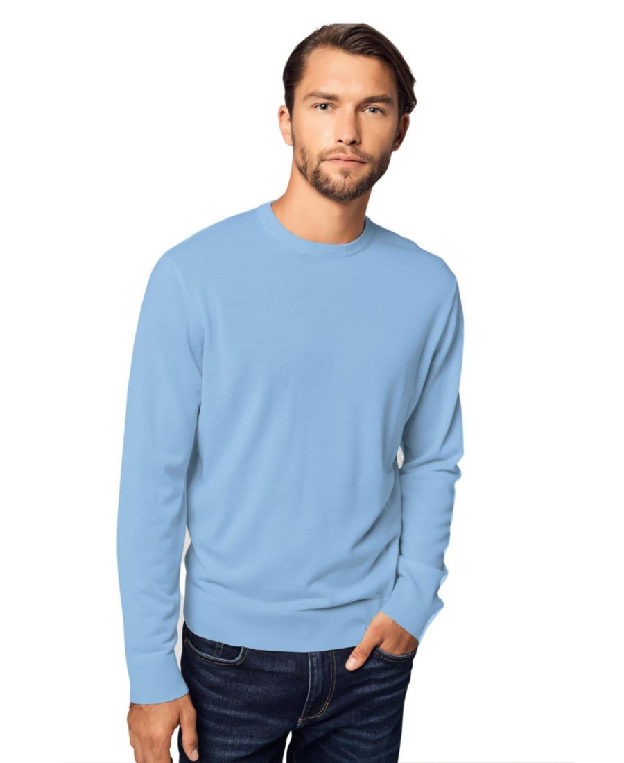 

Свитер Bellemere Pure Crew Neck из мериносовой шерсти Bellemere New York, Blue