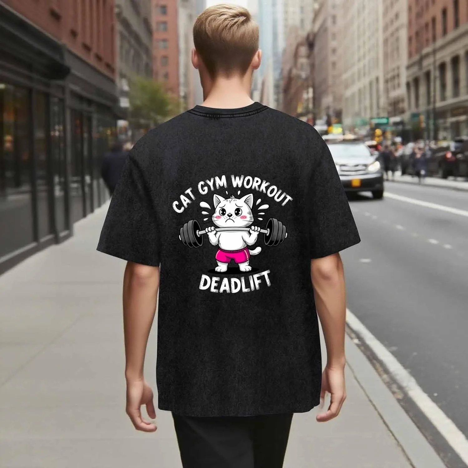 Футболка Cat Gym Workout Deadlift для женщин — фото 3