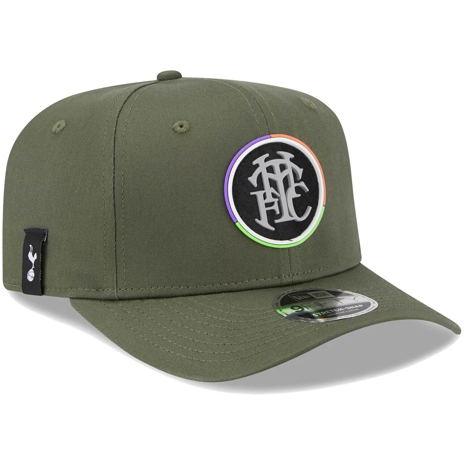 

Мужская регулируемая кепка New Era Olive Tottenham Hotspur Flock 9FIFTY