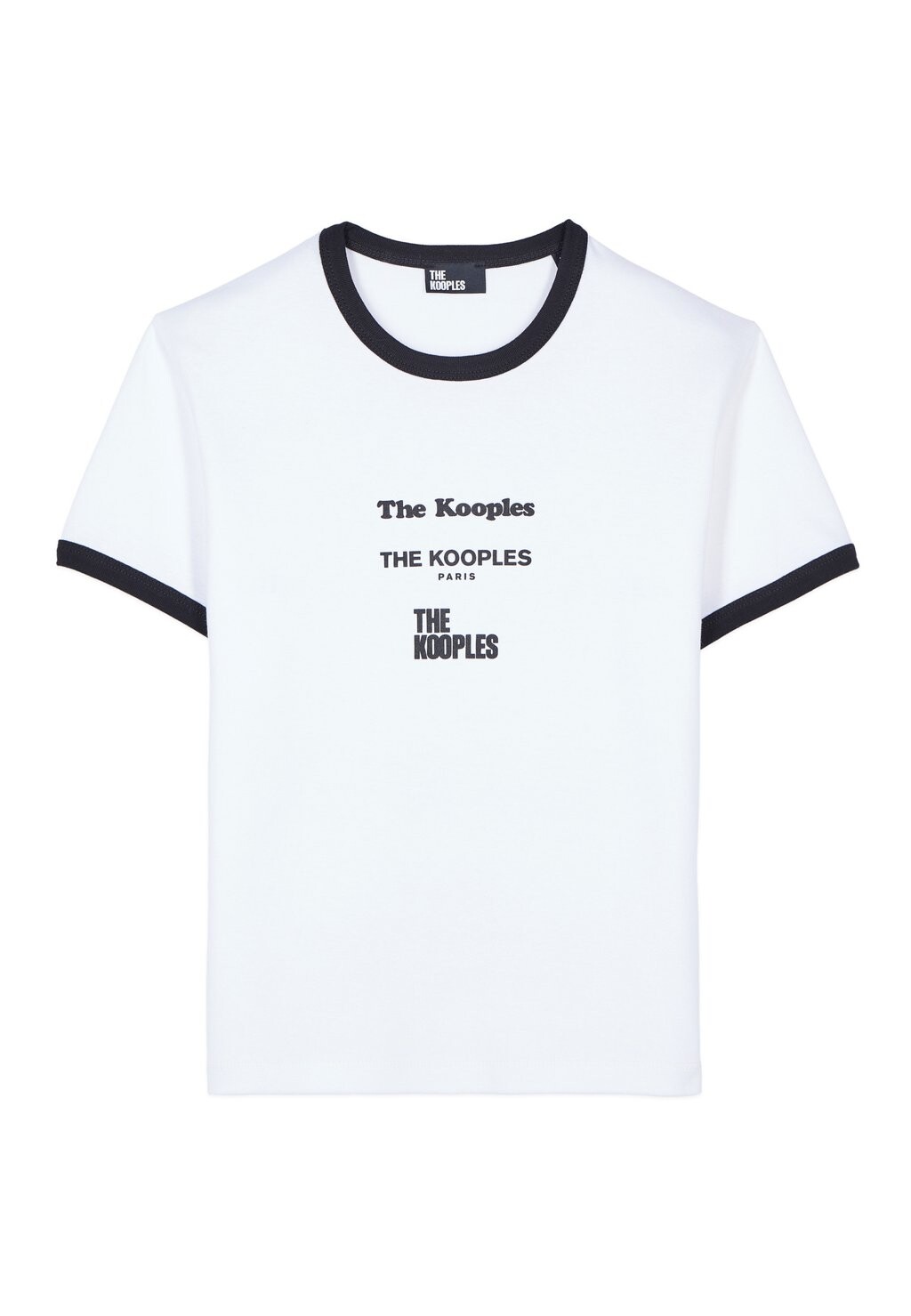 

Принт на футболке The Kooples, белый