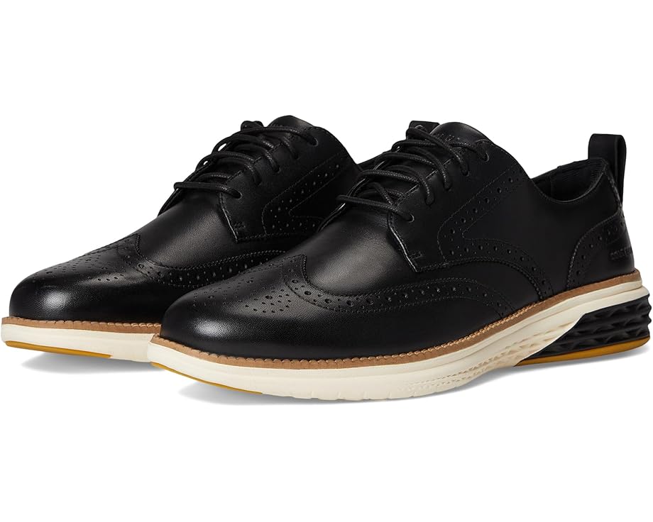 

Оксфорды Cole Haan Grand Hurrion Wing Tip Oxford, цвет Black/Ivory