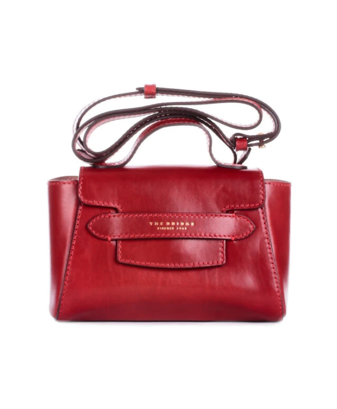 

Красная сумка через плечо с логотипом CV The Bridge, красный