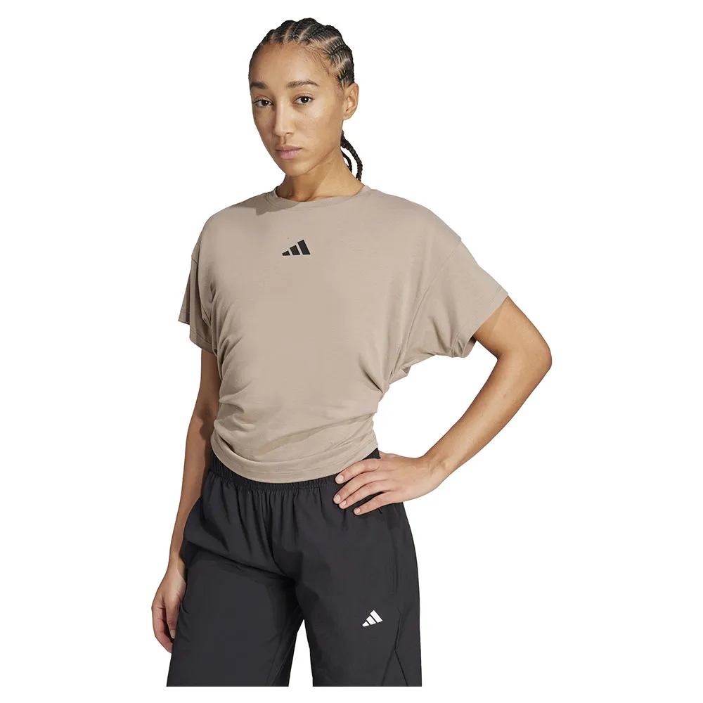 

Футболка с коротким рукавом спортивная adidas Power, бежевый