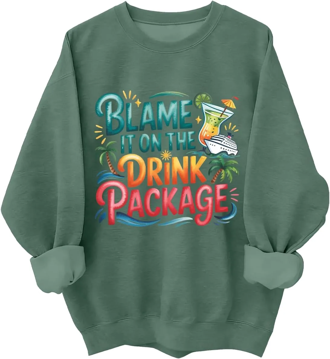 

Толстовка Blame it on the Drink Package Kzggs
