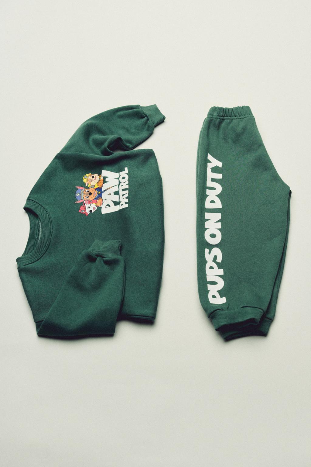 

Толстовка paw patrol и комплект для бега трусцой ZARA, зеленый