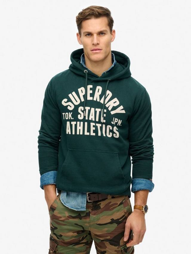 

Толстовка Athletic Essentials Superdry, Dark Pine Green