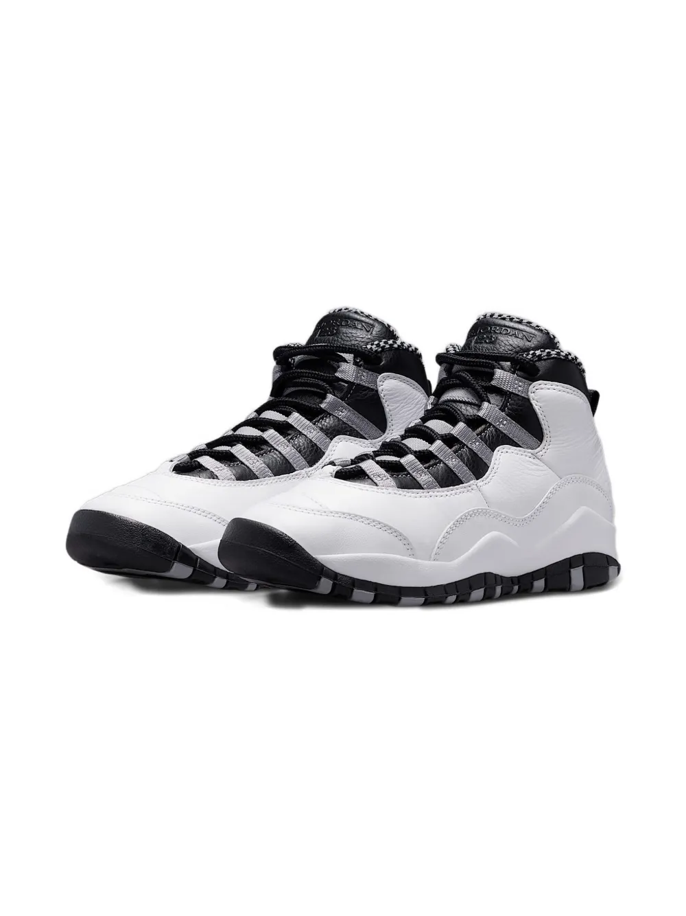 Кроссовки Air Jordan 10 Retro «Steel (2025)» Jordan Kids, белый — фото 2