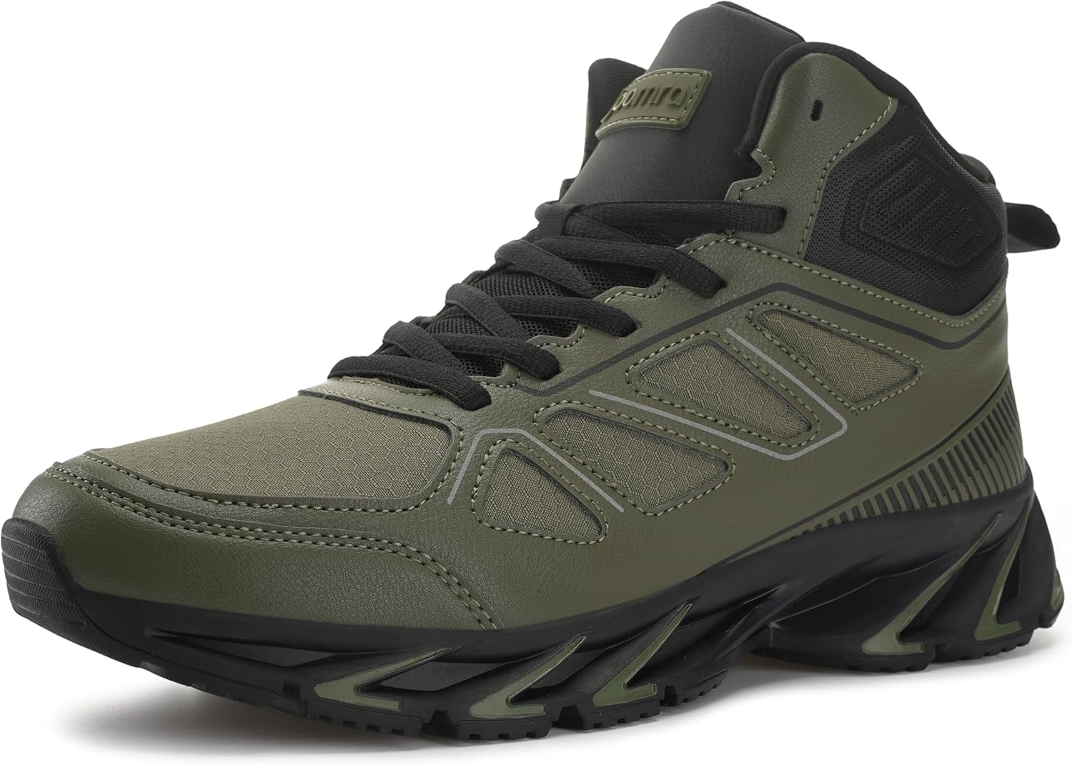 

Кроссовки Joomra для мужчин с высоким верхом, Спортивные с элементами стиля, Целевая поддержка голеностопа, зеленый