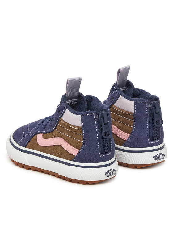 Кроссовки MTE SK8-Hi Zip VN000D0M11E1 Vans, синий — фото 3
