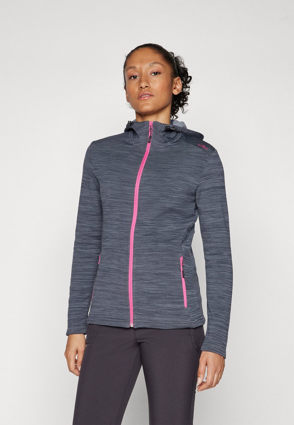 

Толстовка на молнии WOMAN JACKET FIX HOOD CMP, цвет Titanio