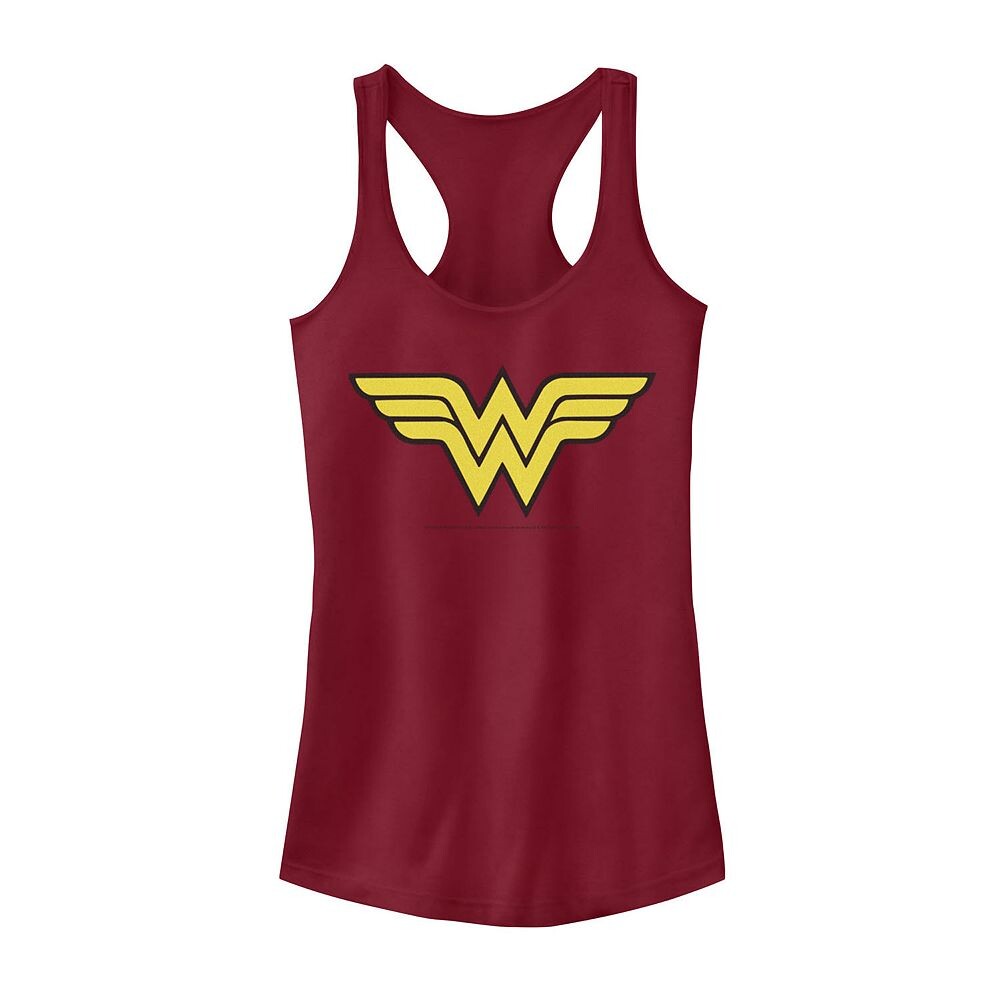 

Классическая майка с логотипом DC Comics Wonder Woman для юниоров Licensed Character, цвет Scarlet