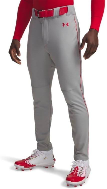 

Under Armour мужские брюки Utility Pro с сужением и контрастными вставками, (078) Baseball Gray/Red/Red