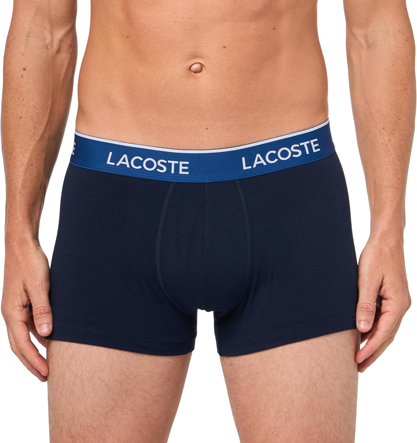 Трусы Lacoste, мужские, Navy Blue/Blue/Pink — фото 2