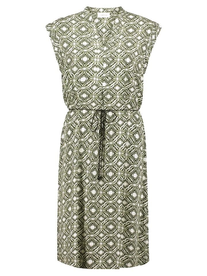 

Короткое платье CARTOON Sommer ohne Arm, цвет cream/green
