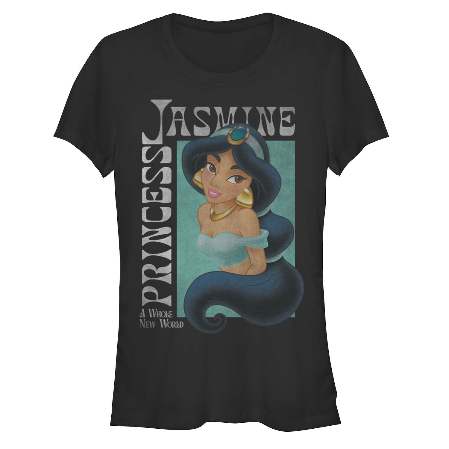 

Облегающая футболка с плакатом Disney's Juniors Disney Princess Jasmine Licensed Character