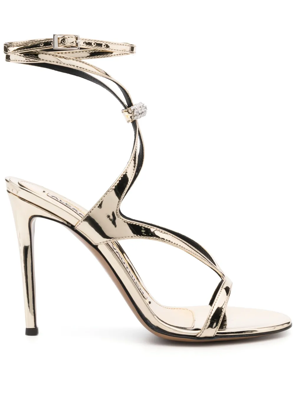 Босоножки Smila 110 Alexandre Vauthier, золотой