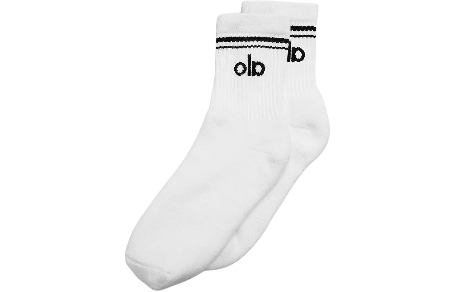 

Низкие носки унисекс 1 упаковка Alo Yoga, белый/черный