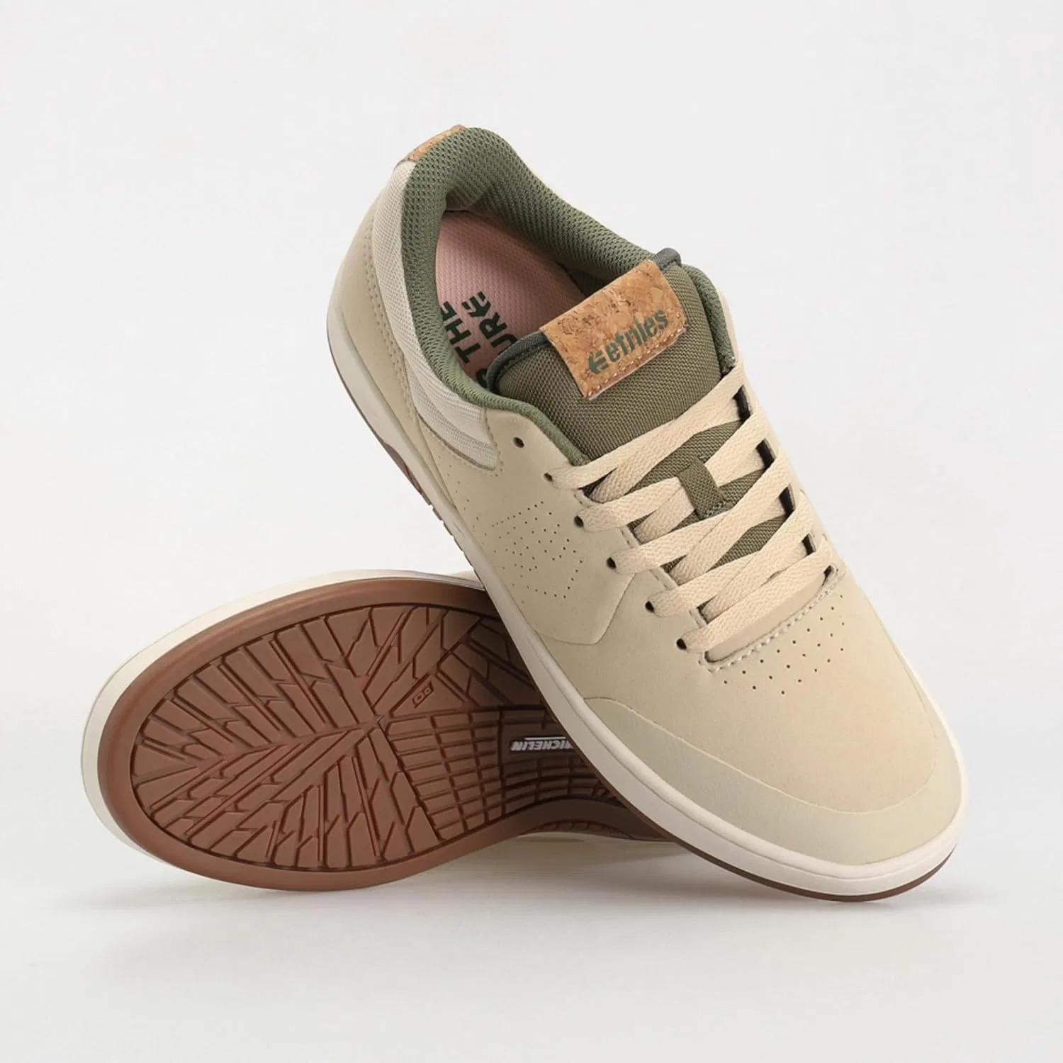 Мужские кроссовки Etnies Fader V. Fusion, слоновая кость — фото 4