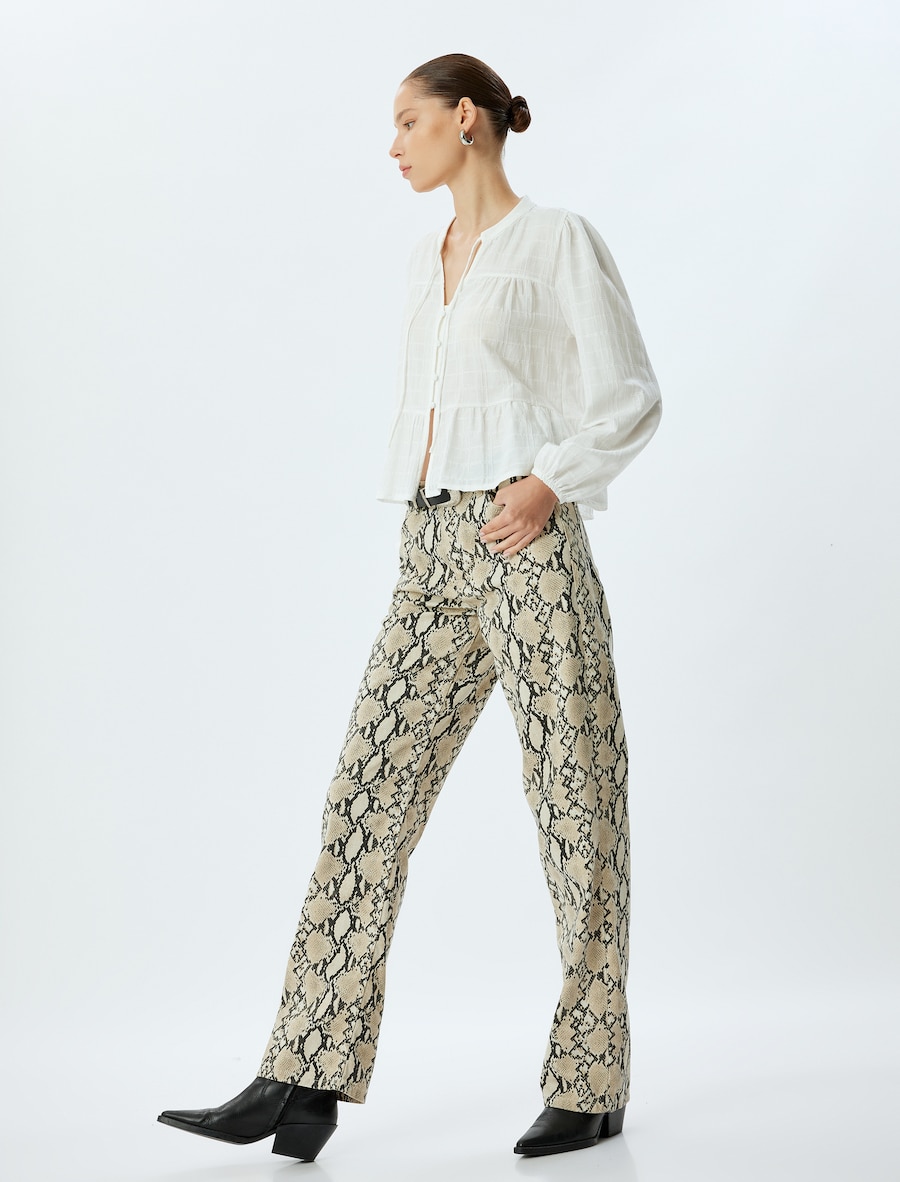 

Обычные брюки Koton, кремовый/песочный