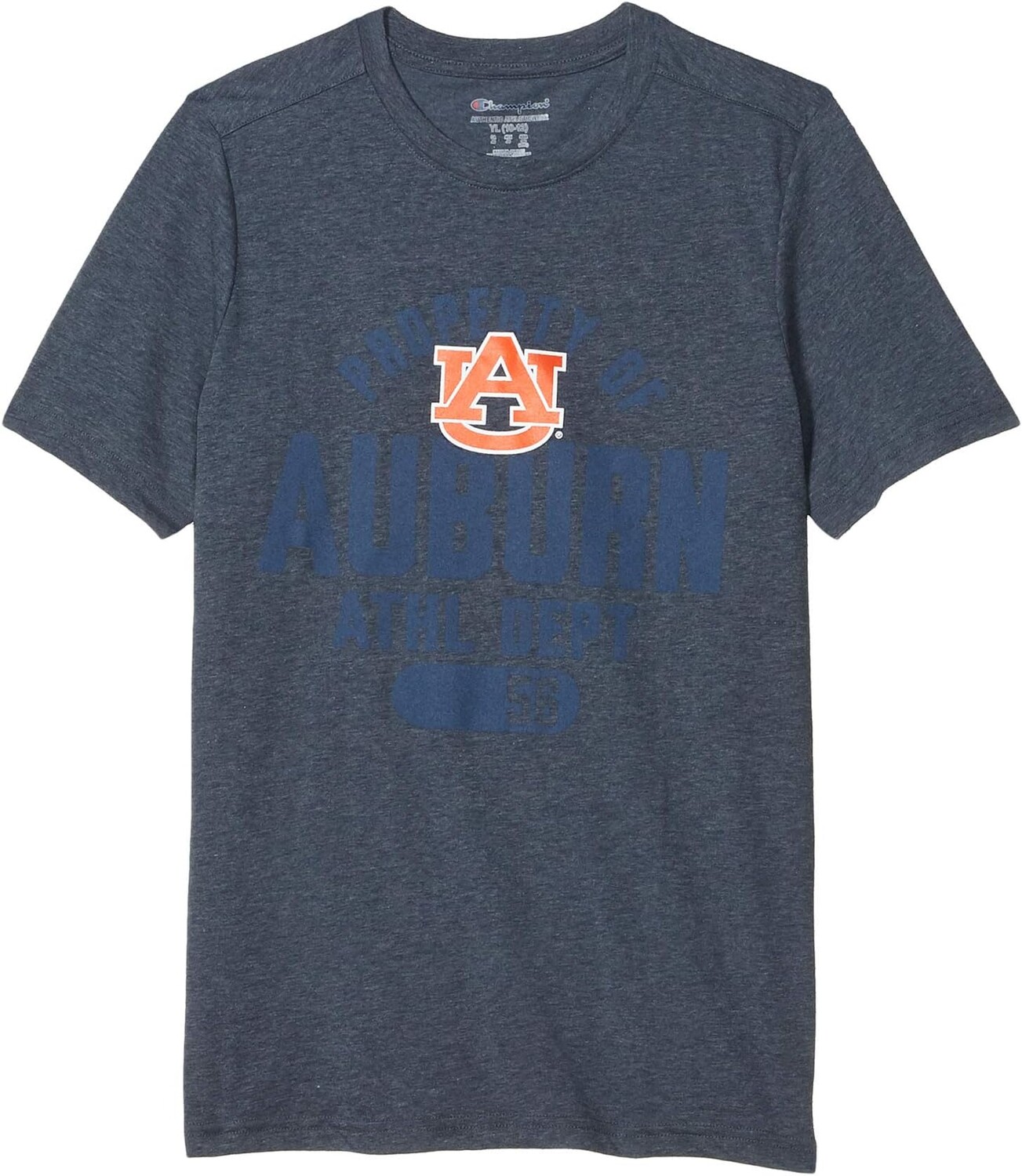 

Футболка Champion College Kids Auburn Tigers Field Day Short Sleeve Tee, цвет Marine Midnight Navy