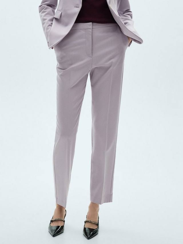 

Сшитые на заказ брюки для бореалов Mango, цвет Lilac