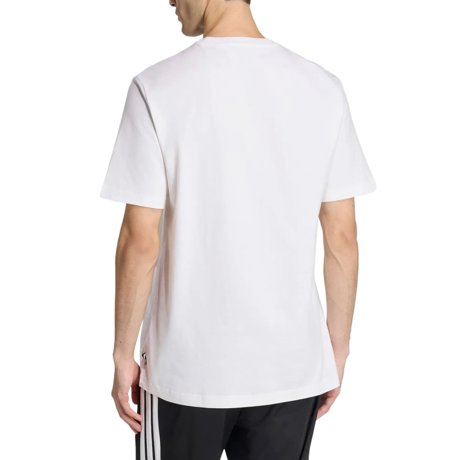 Adidas Футболка мужская белая с круглым вырезом — фото 4