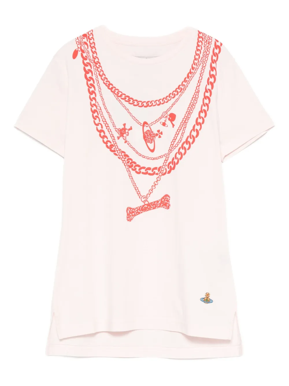 

Футболка Viv Chain Vivienne Westwood, розовый