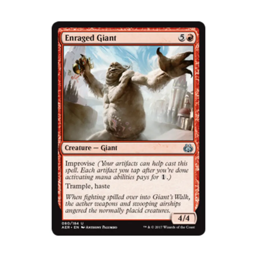 

CCG Разъяренный великан (U), MTG - Aether Revolt