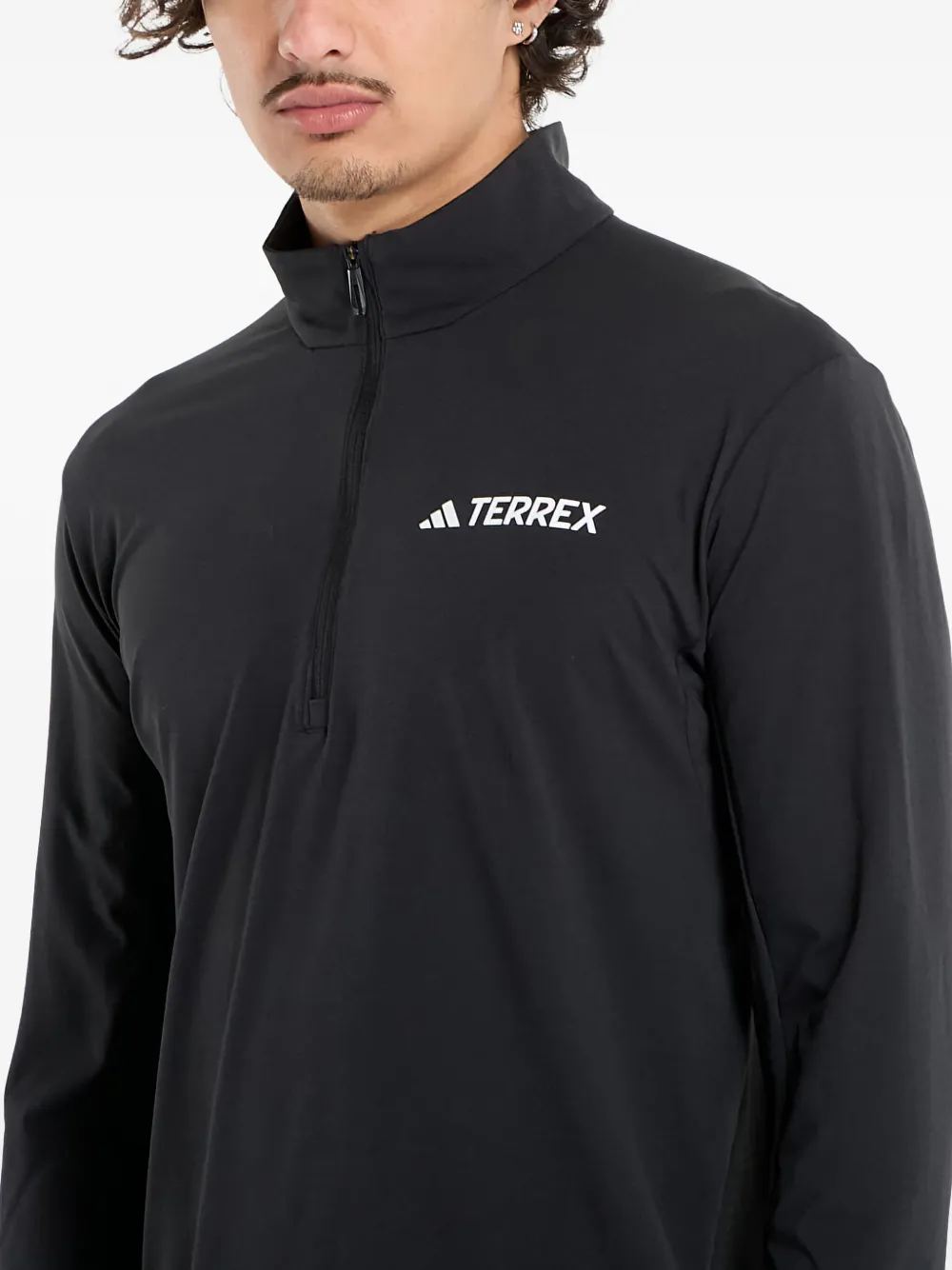 Лонгслив Terrex Xperior с половинной молнией Adidas, черный — фото 4