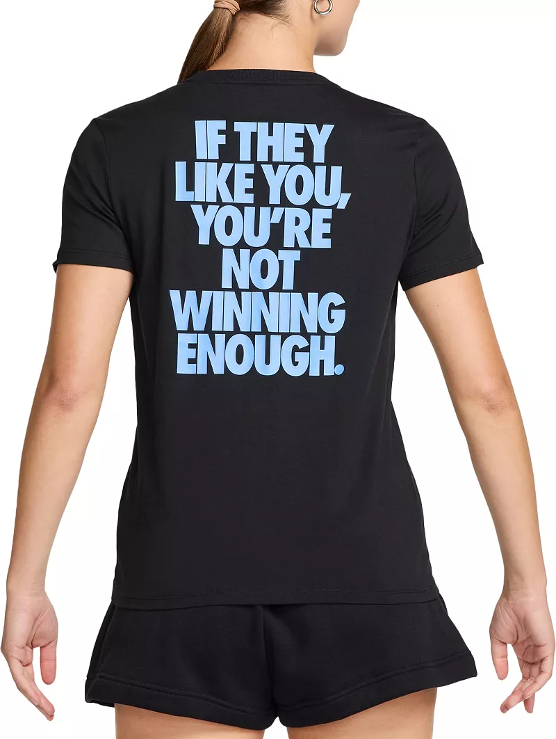 

Женская футболка Nike Winning Enough, черный