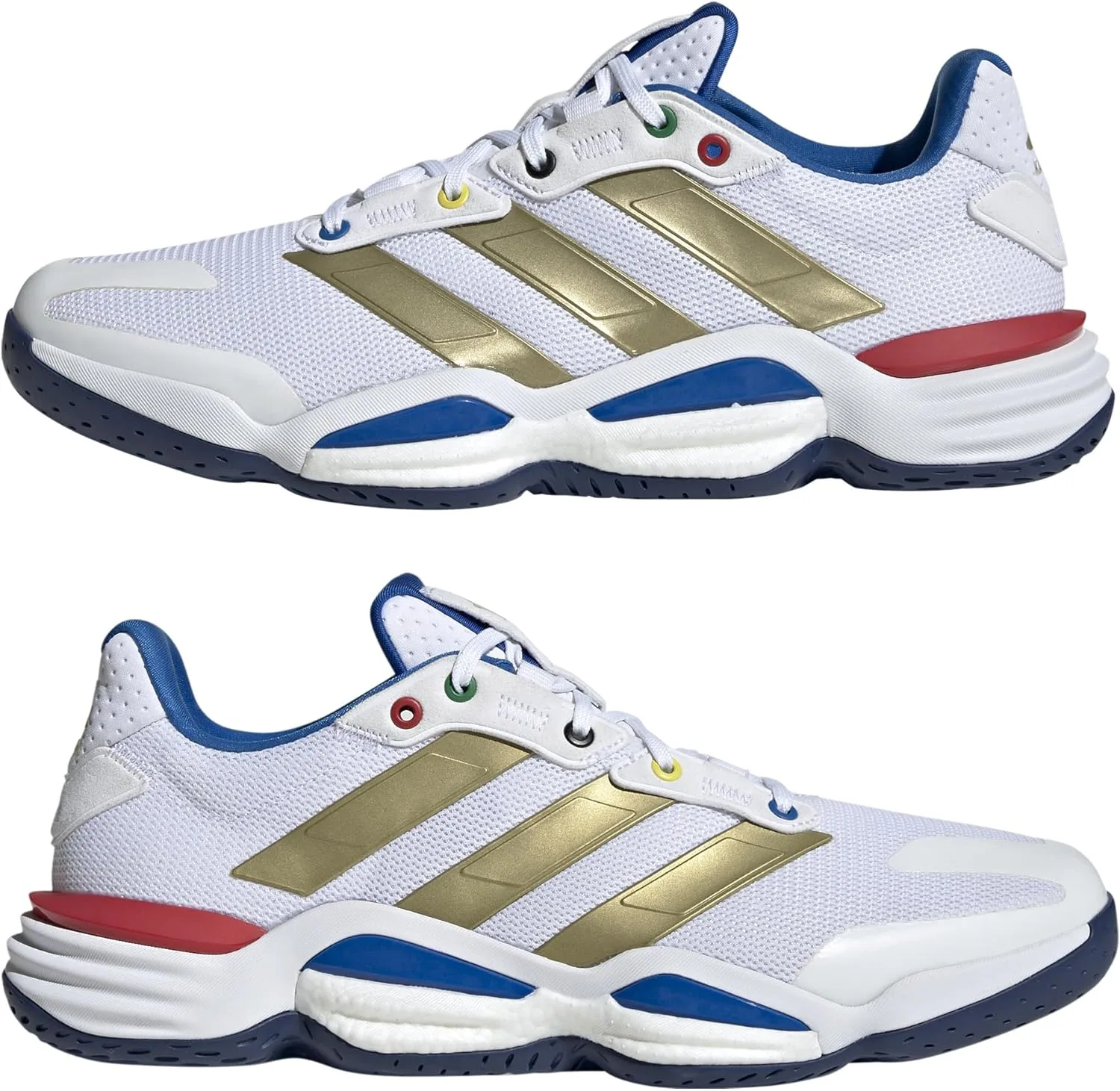 Мужские домашние кроссовки Adidas Stabil 16, белый — фото 4