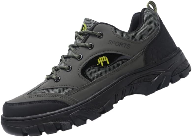 

Всесезонная кроссовки - для альпинизма, активного отдыха, рабочая кроссовки, повседневная, спортивная, для бега, для поездок на работу, противоскользящая и износостойкая, удобная и дышащая Clolinde, серый